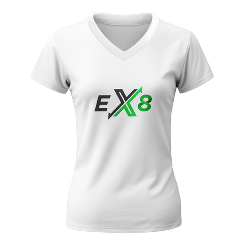 > Ellev8 - EX8 Tee, White, Ladies