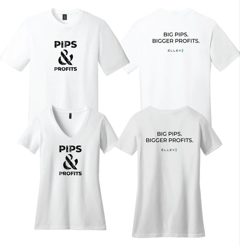 ELLEV8 Pips and Profits Tee